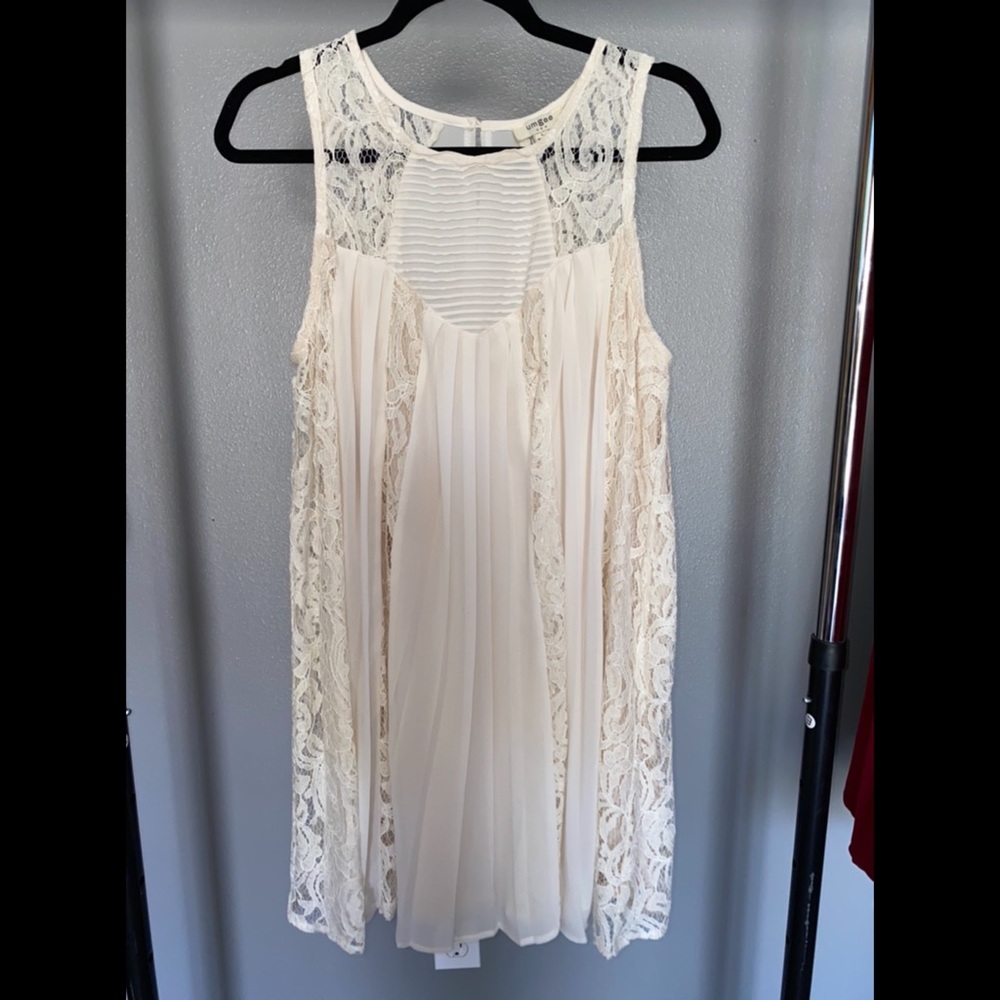 Cream/white umgee dress